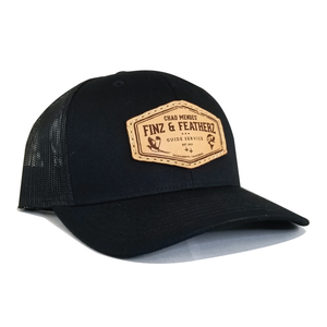 Black Leather Icon Hat